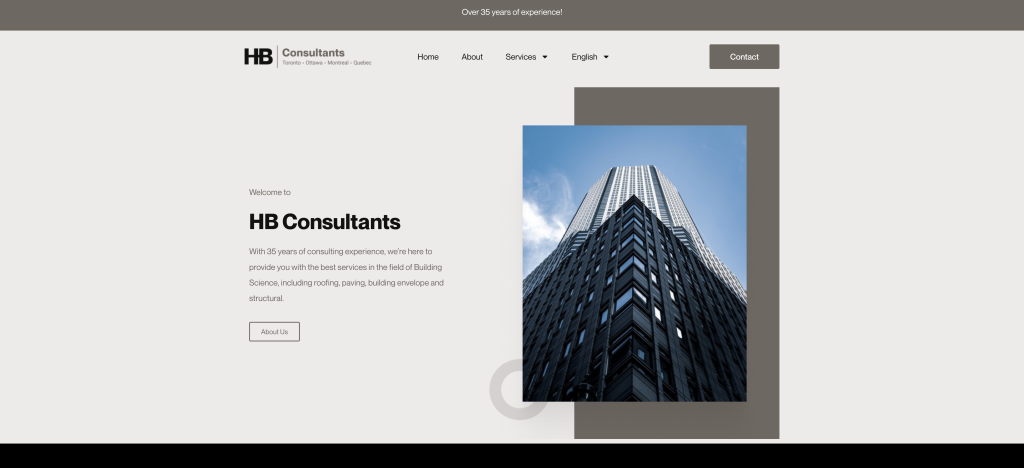 HB Consultants Homepage